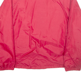 AUBURN Mens Coach Jacket Red Nylon 90s L