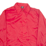 ARISTO JAC Mens Coach Jacket Red Nylon L