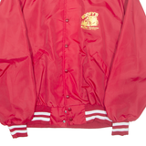 DUNBROOK Oregon Mens Varsity Jacket Red Nylon USA XL