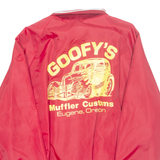 DUNBROOK Oregon Mens Varsity Jacket Red Nylon USA XL