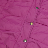 LANDS END Womens Gilet Purple Nylon S