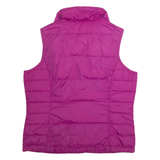 LANDS END Womens Gilet Purple Nylon S