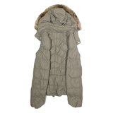 KAREN MILLEN Womens Parka Coat Grey Hooded S