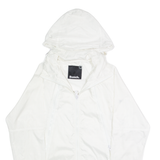 BENCH Mens Rain Jacket White Hooded S