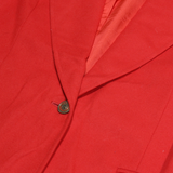 PENDLETON Womens Blazer Jacket Red Wool XL