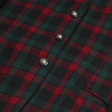 PENDLETON Womens Blazer Jacket Red Wool Plaid L