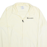 CHAMPION Mens Fleece Jacket Yellow L