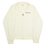 CHAMPION Mens Fleece Jacket Yellow L