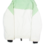 BILLABONG Womens Parka Coat White Hooded XL