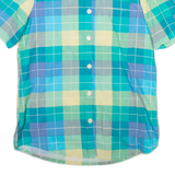 Womens Printed Shirt Blue Check S