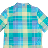 Womens Printed Shirt Blue Check S