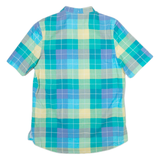 Womens Printed Shirt Blue Check S