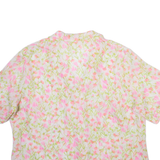 Sheer Womens Printed Shirt White Floral M