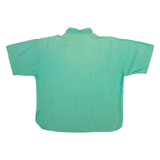 Womens Shirt Blue Collared Silk XL