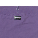 ADIDAS Womens Cropped Top Purple Sleeveless UK 8