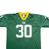 REEBOK Green Bay Packers Home #30 Green Mens Jersey Green USA V-Neck Nylon 2XL
