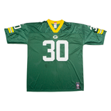 REEBOK Green Bay Packers Home #30 Green Mens Jersey Green USA V-Neck Nylon 2XL