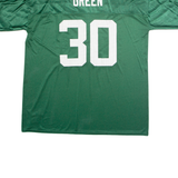 REEBOK Green Bay Packers Home #30 Green Mens Jersey Green USA V-Neck Nylon 2XL