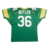 WILSON Green Bay Packers Home #36 Butler Mens Jersey Green 90s USA XL