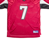 REEBOK Atlanta Falcons Home #7 Vick Mens Jersey Red USA V-Neck Nylon XL
