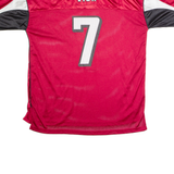REEBOK Atlanta Falcons Home #7 Vick Mens Jersey Red USA V-Neck Nylon XL