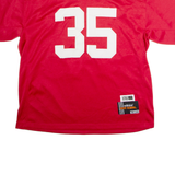 ADIDAS Wisconsin Badgers Retro Home #35 Ameche Mens Jersey Red USA V-Neck XL