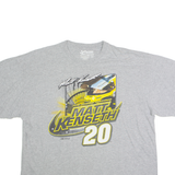 CHASE AUTHENTICS Matt Kenseth #20 NASCAR Racing Mens T-Shirt Grey USA 2XL