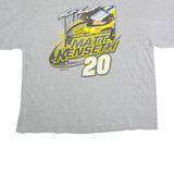 CHASE AUTHENTICS Matt Kenseth #20 NASCAR Racing Mens T-Shirt Grey USA 2XL