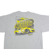 CHASE AUTHENTICS Matt Kenseth #20 NASCAR Racing Mens T-Shirt Grey USA 2XL