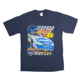 CHASE AUTHENTICS Jimmie Johnson #48 NASCAR Racing Mens T-Shirt Blue USA L