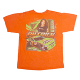 CHASE AUTHENTICS Danica Patrick #7 GoDaddy NASCAR Racing Mens T-Shirt Orange USA L