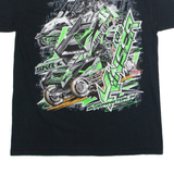 GILDAN Kraig Kinser #11 Dirt Racing Mens T-Shirt Black USA Crew Neck M