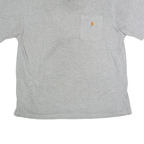 CARHARTT Mens T-Shirt Grey Crew Neck L