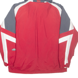 COLUMBIA Mens Rain Coat Red Hooded L