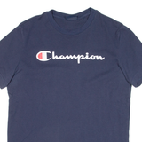 CHAMPION Mens T-Shirt Blue S