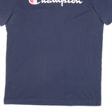 CHAMPION Mens T-Shirt Blue S