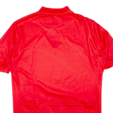 SKI AND BIKE Cycling Mens Jersey Red 1/4 Zip L