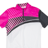 CROSSWAVE Cycling Womens Jersey Pink 1/4 Zip L