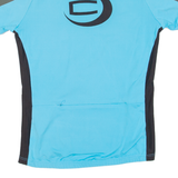 CRONICS Cycling Mens Jersey Blue 1/2 Zip S