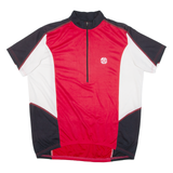 CRANE Cycling Mens Jersey Red 1/2 Zip L