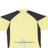 HOTNWILD Cycling Mens Jersey Yellow 1/4 Zip L