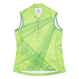 Cycling Womens Jersey Green Sleeveless 1/2 Zip M