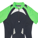 Cycling Mens Jersey Green 1/2 Zip M
