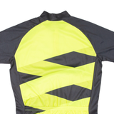 BRUNEX Cycling Mens Jersey Yellow 1/4 Zip M