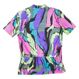 BOFFLER Cycling Mens Jersey Pink 1/4 Zip L