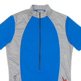 XWAVE Cycling Mens Jersey Grey 1/2 Zip S