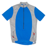 XWAVE Cycling Mens Jersey Grey 1/2 Zip S