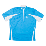 LOFFLER Cycling Mens Jersey Blue 1/2 Zip XL