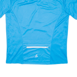 LOFFLER Cycling Mens Jersey Blue 1/2 Zip XL