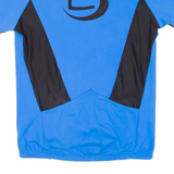 CRONICS Cycling Mens Jersey Blue 1/2 Zip L